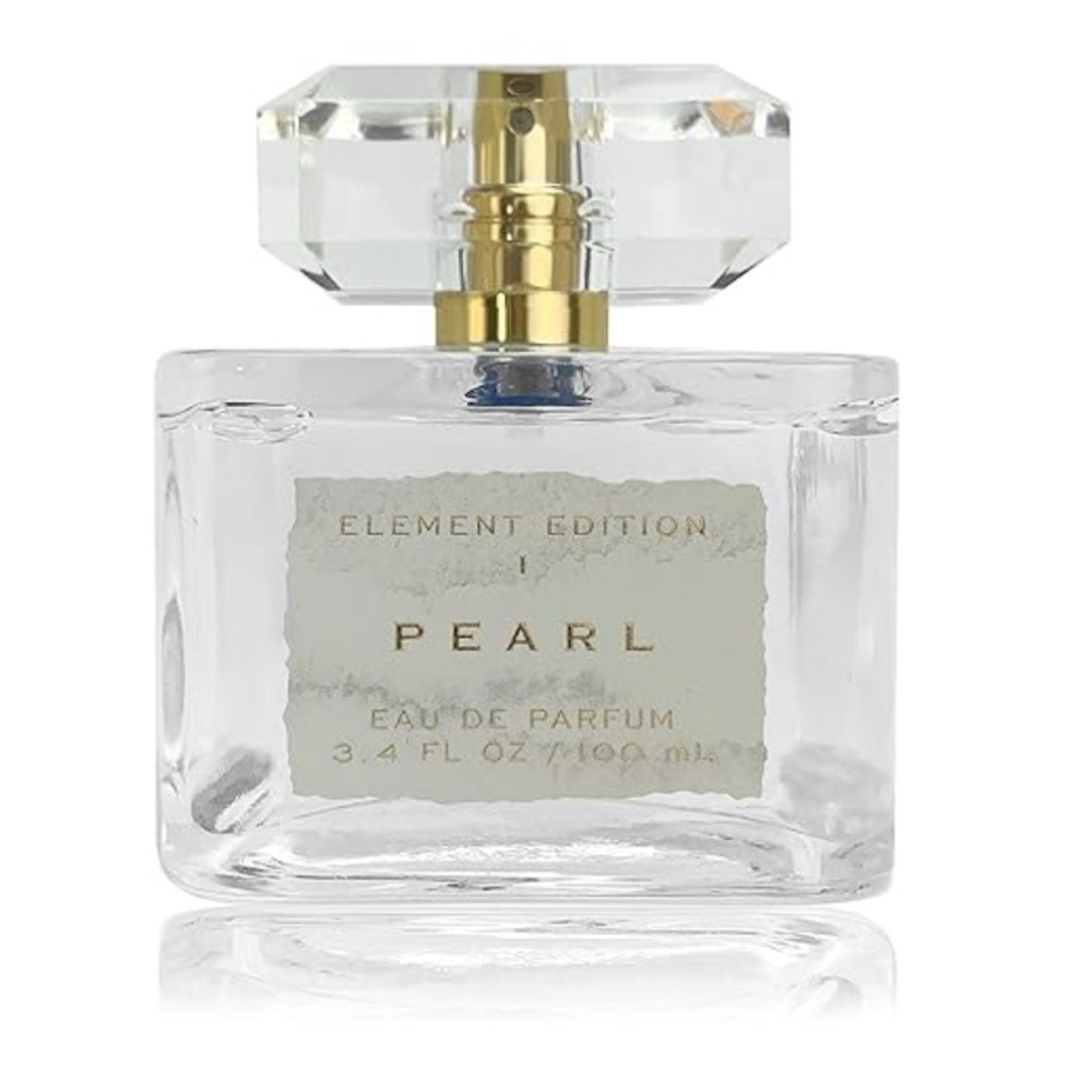 Element Pearl Women's Perfume - Clear Bottle with Gold Accents